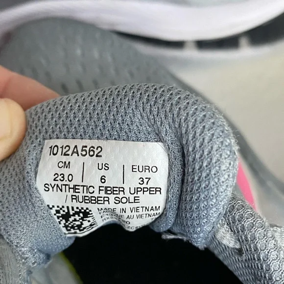 Asics Gel-Excite 7 Women's Gray Mesh Running Shoes - Picture 5 of 7